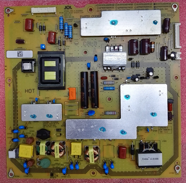 Sharp RUNTKA827WJQZ JSL4109-003 Netzteilplatine für LCD-40LX530A